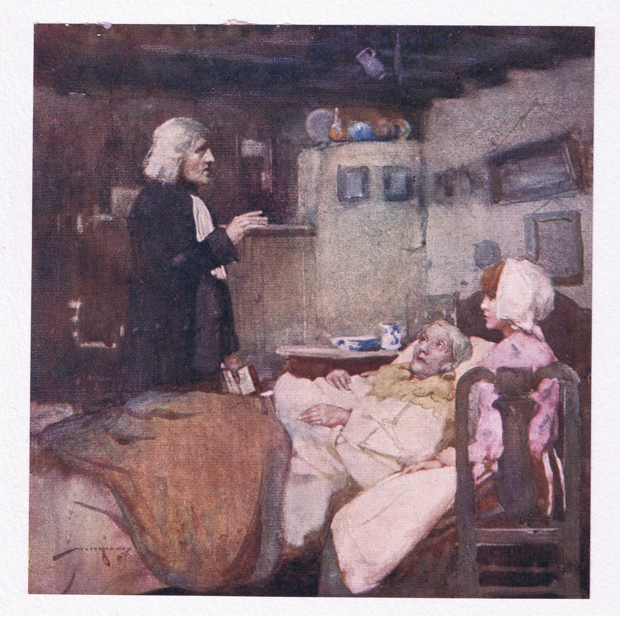 Aber in seiner Pflicht, prompt bei jedem Ruf, wachte er und weinte, betete und fühlte für alle von William Lee Hankey