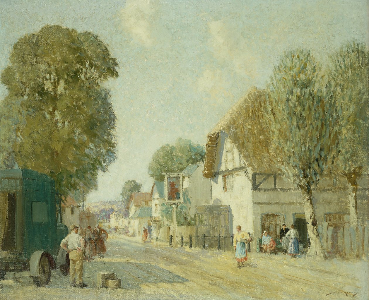 Das Gasthaus in Avebury von William Lee Hankey