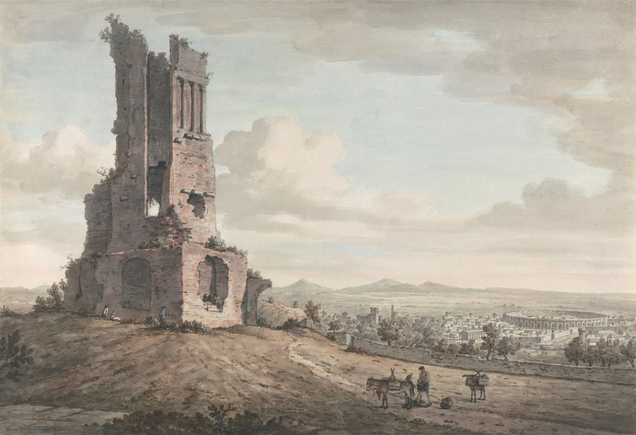 Nîmes von der Tour Magne von William Marlow