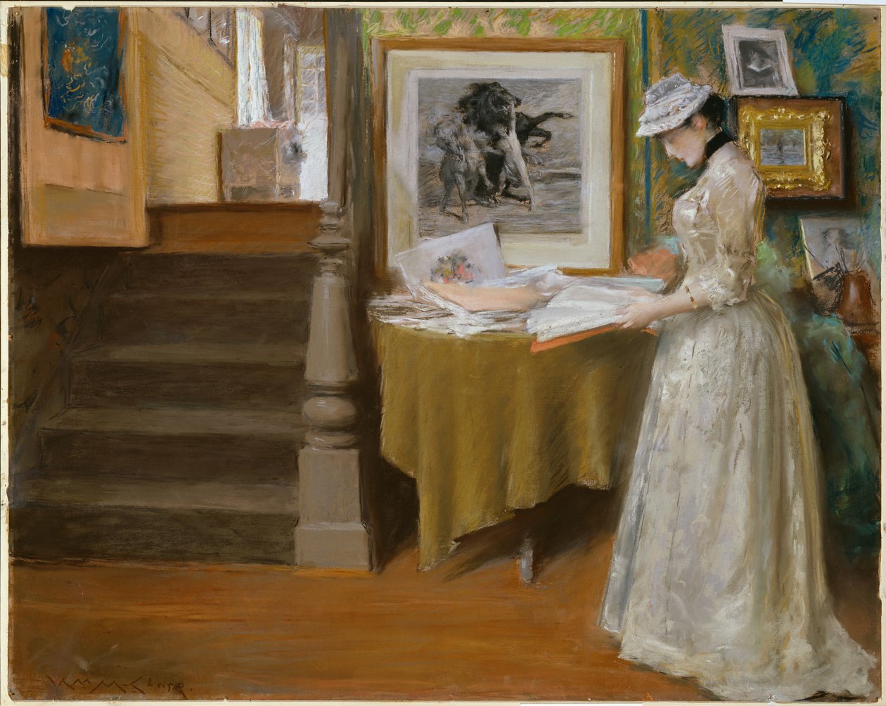Im Atelier von William Merritt Chase