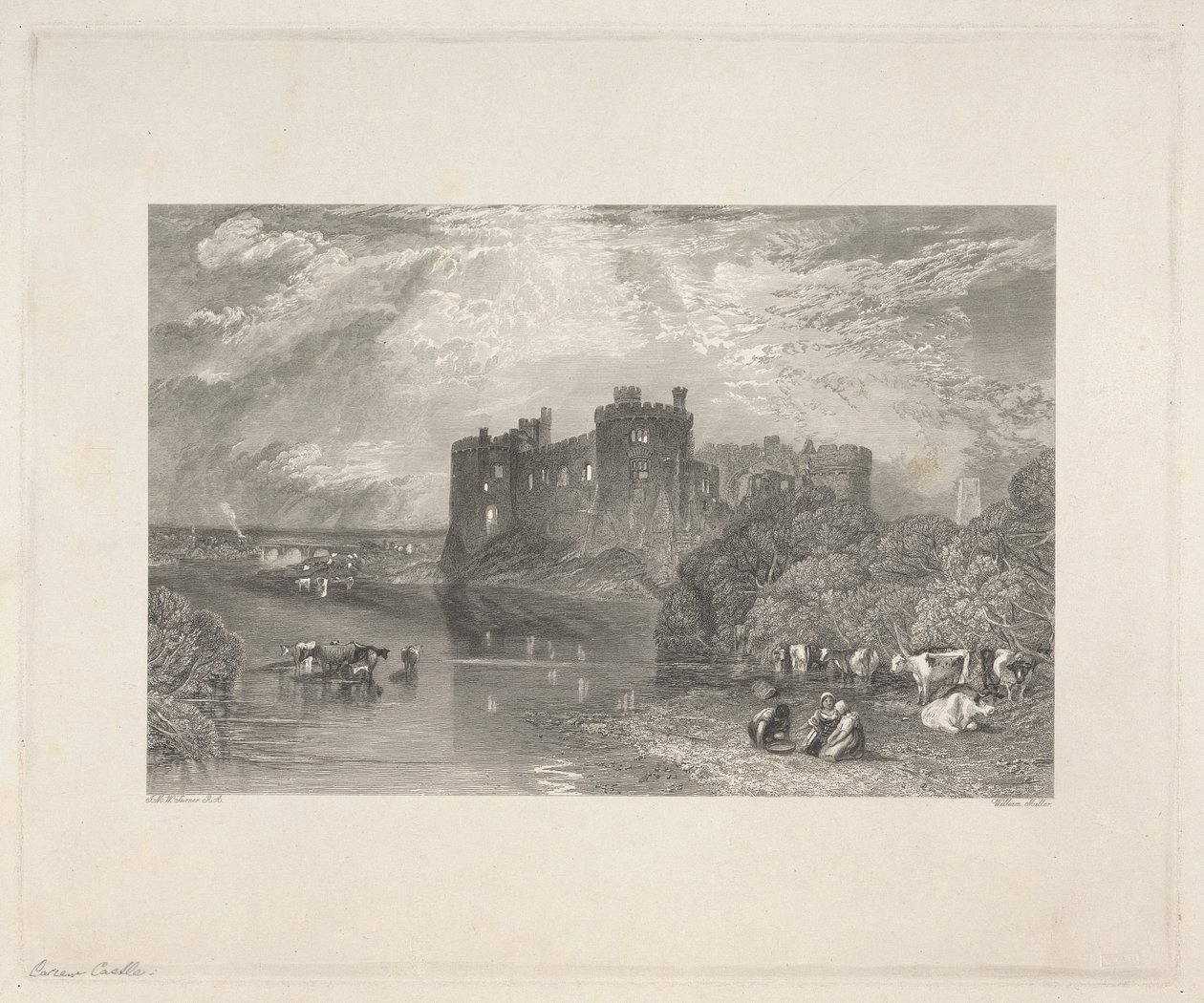 Carew Castle, Pembroke von William Miller