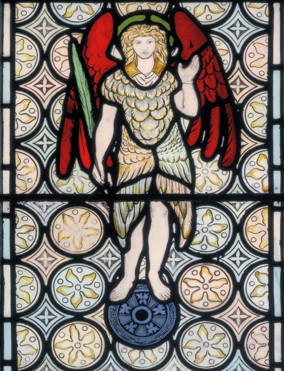 Seraph oder Engel, entworfen 1865 von William Morris