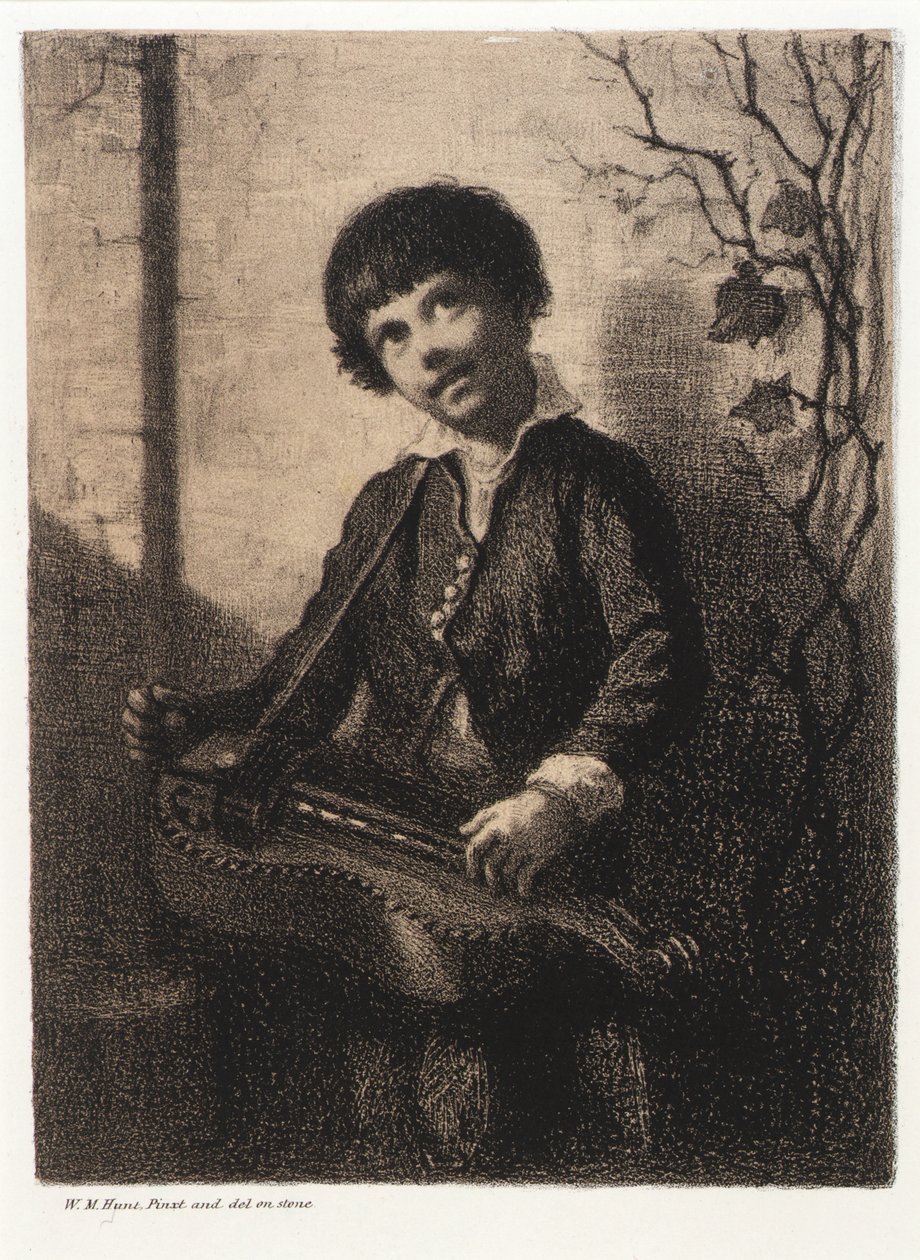 Drehorgeljunge von William Morris Hunt