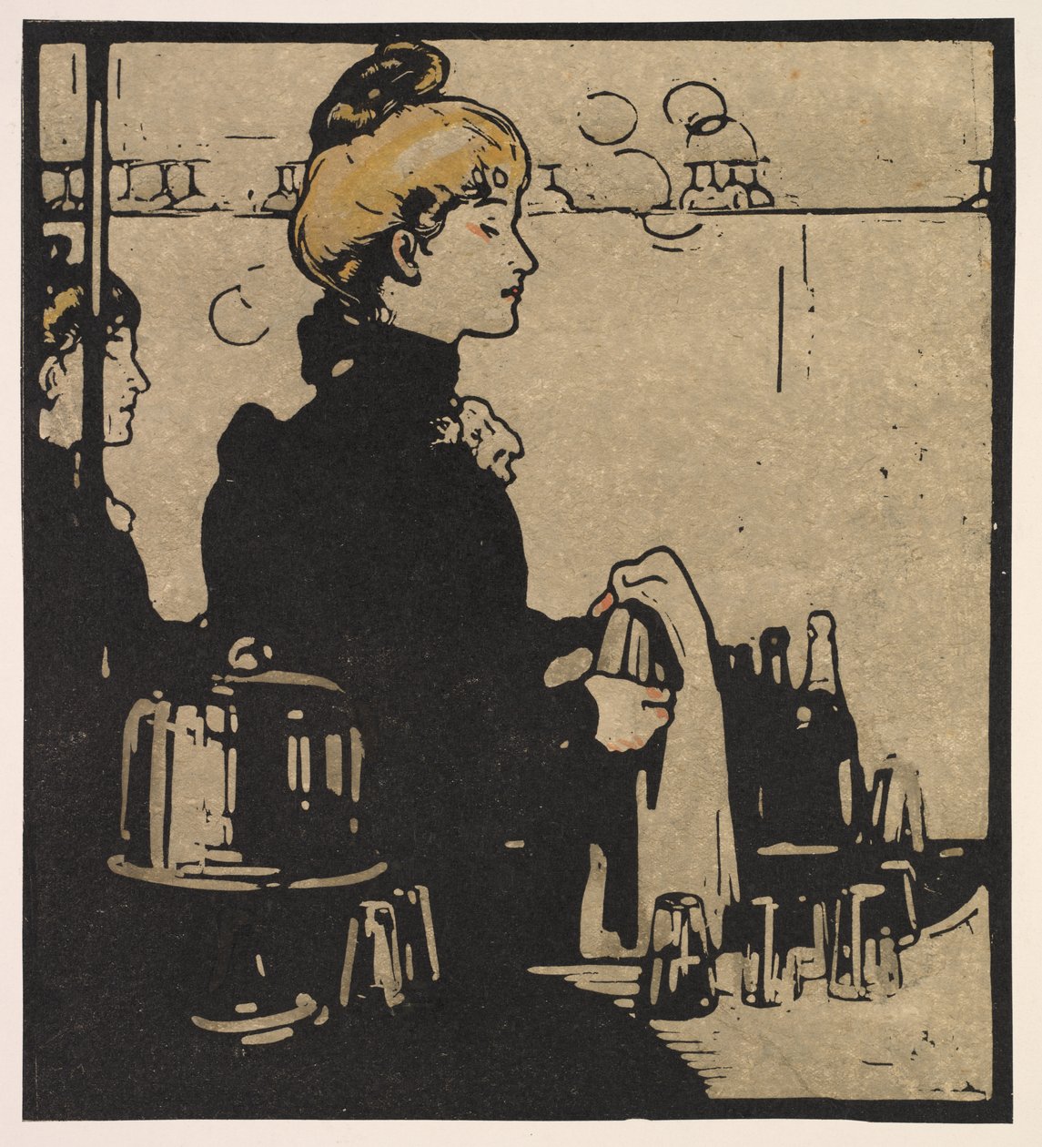 Londoner Typen: Bardame von William Nicholson