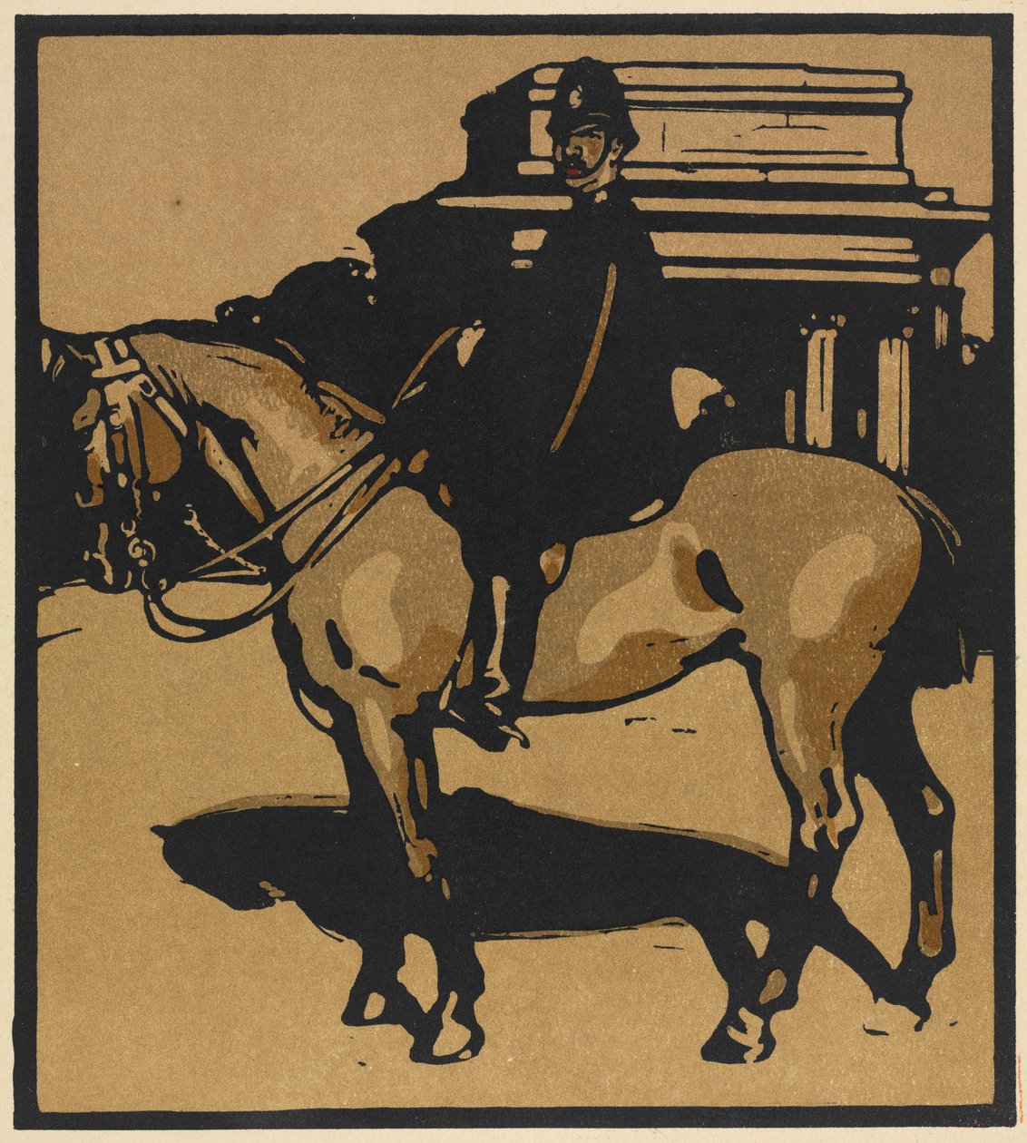 Londoner Typen: Polizist (Constitution Hill) von William Nicholson