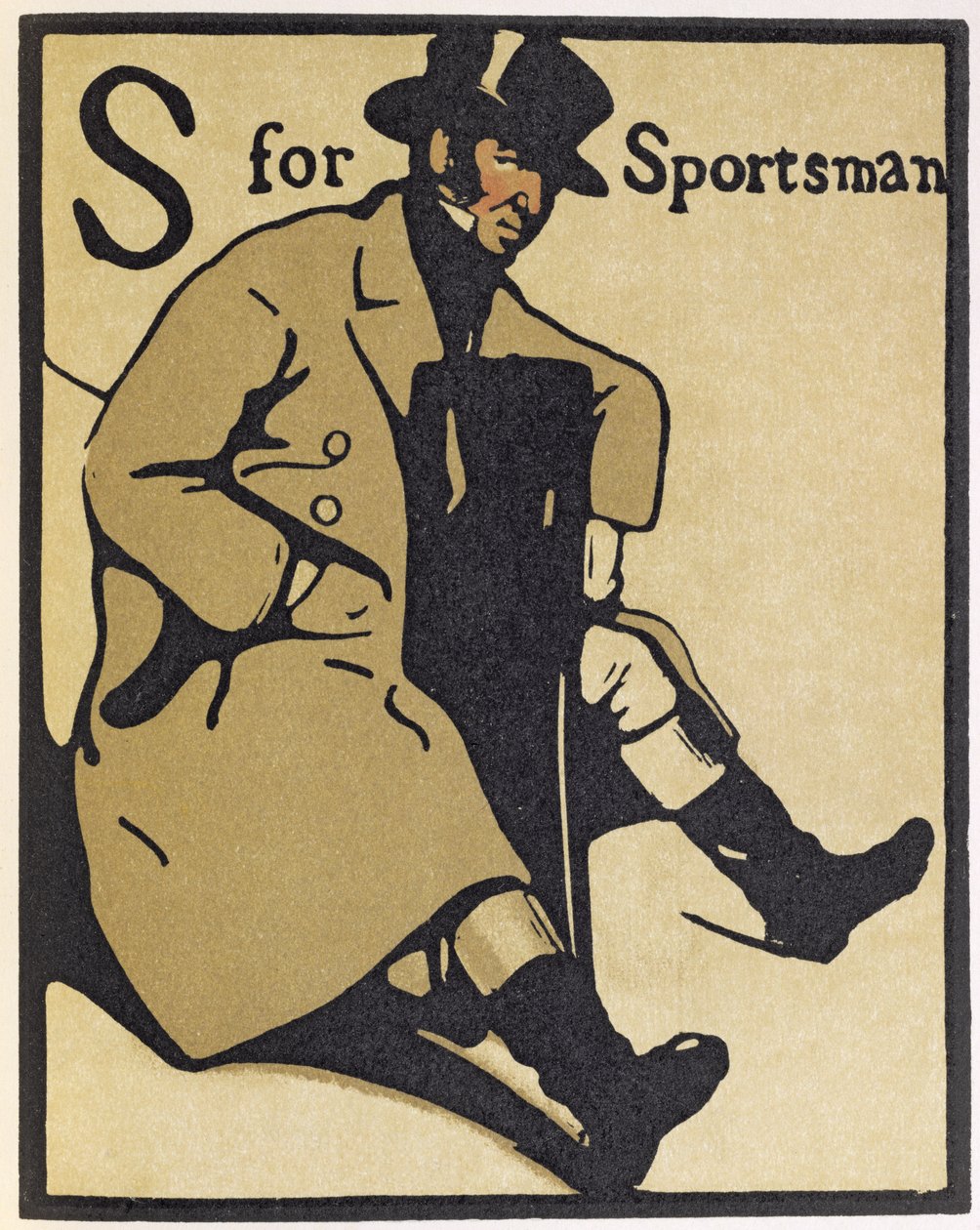 S steht für Sportler, Illustration aus 