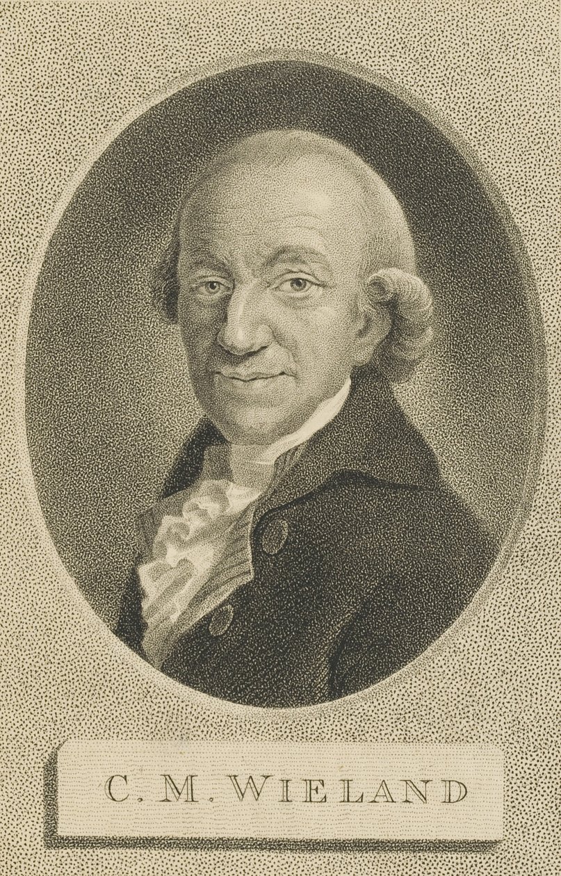Porträt des Dichters und Schriftstellers Christoph Martin Wieland 1733-1813, 1800 von William Nutter