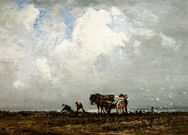 Sammeln von Seetang, 20. Jahrhundert von William Page Atkinson Wells