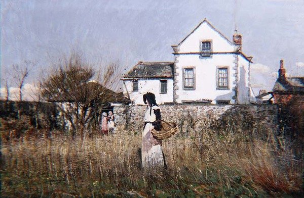 Landschaft, Das Weiße Haus, ca. 1880 von William Page Atkinson Wells
