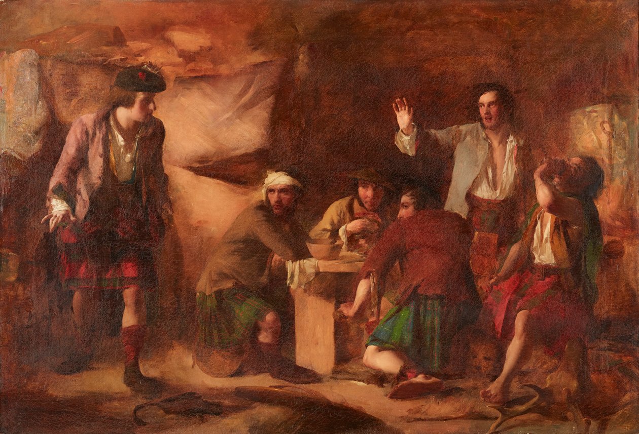 Prinz Charles Edward und die Catherans von William Quiller Orchardson