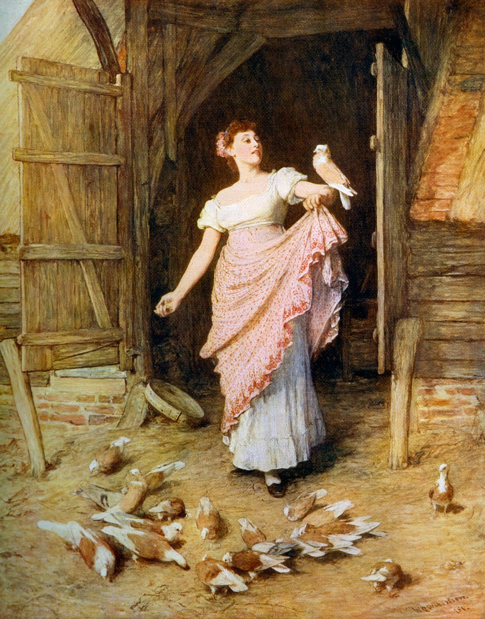 Die Bauerntochter, 1881, 1912 von William Quiller Orchardson