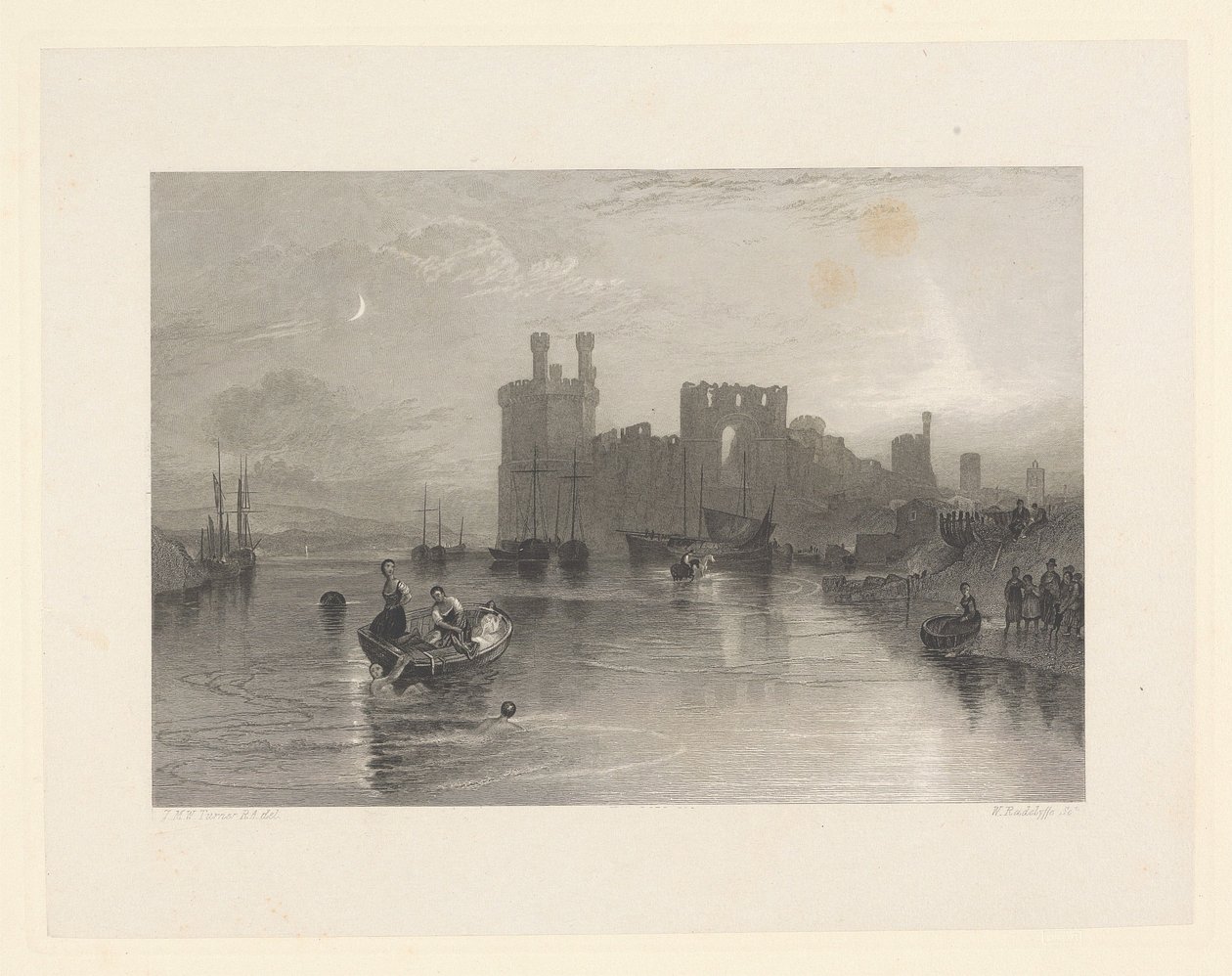 Caernarvon Castle, Wales von William Radclyffe