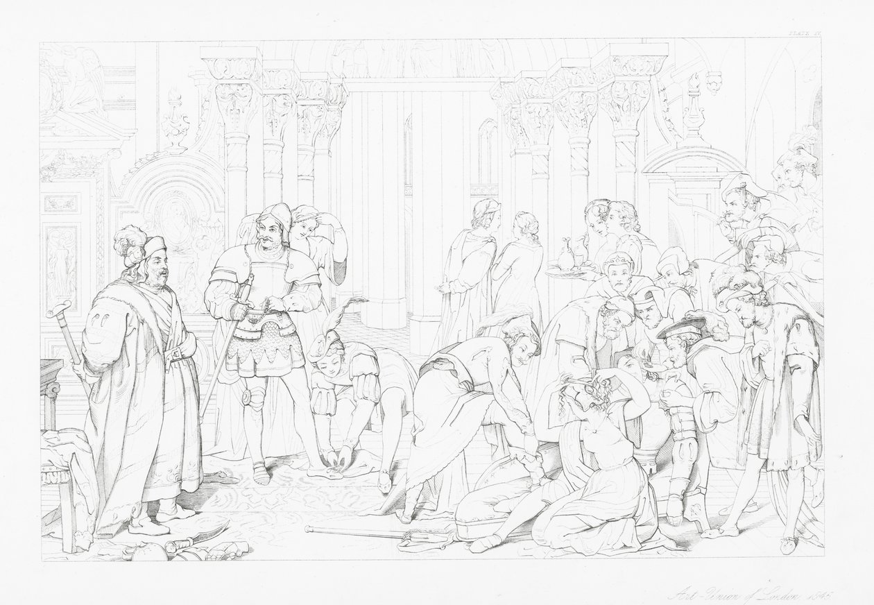 Illustration für The Castle of Indolence von James Thomson von William Rimer