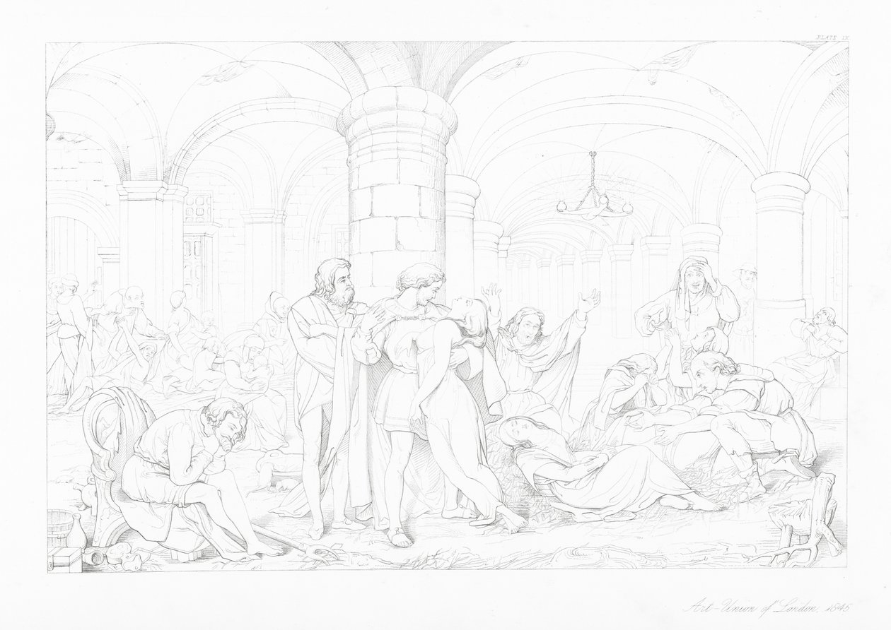Illustration für The Castle of Indolence von James Thomson von William Rimer