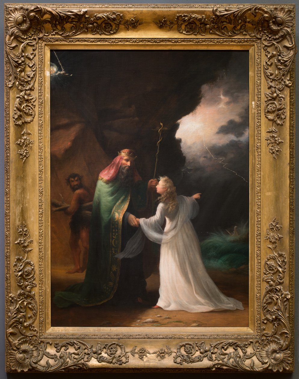 Szene aus dem Sturm, ca. 1850 von William Rimmer