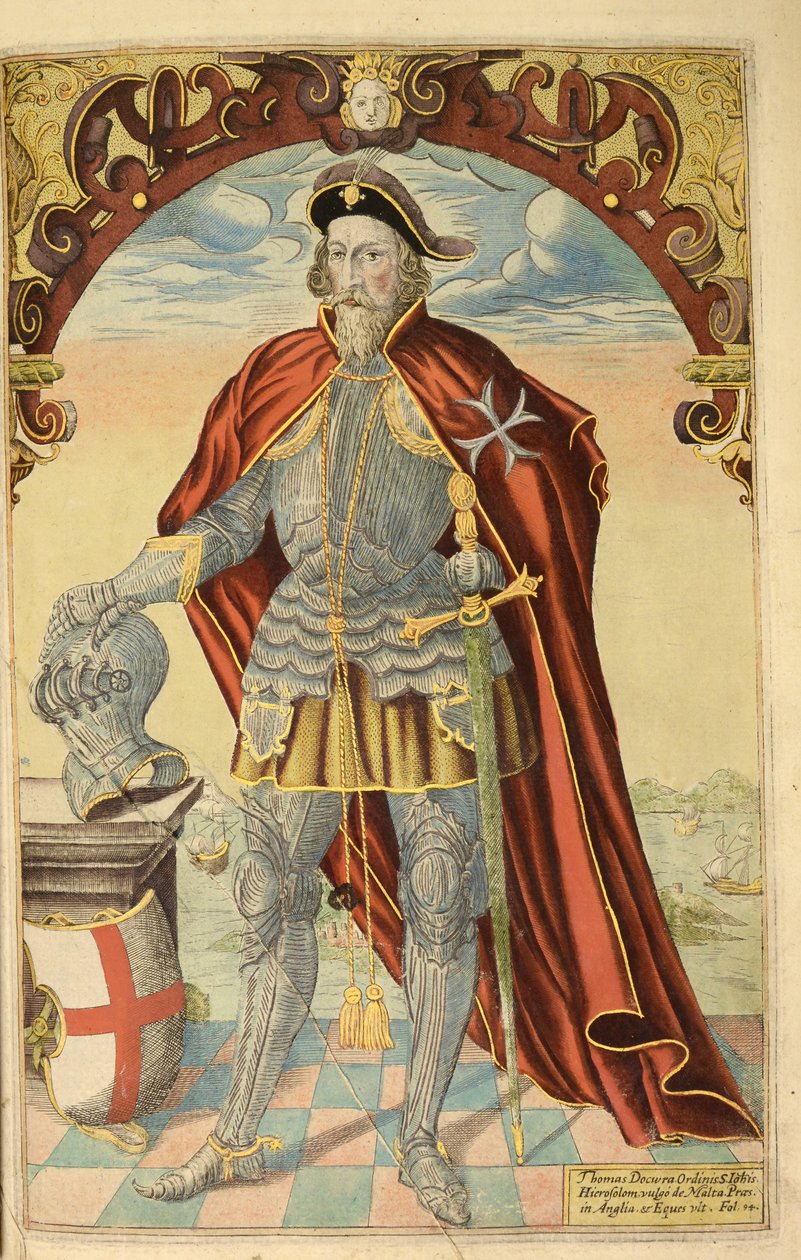 Sir Thomas Docwra, aus Honor Military, and Civill, William Segar, veröffentlicht von Robert Barker, London, 1602 von William Rogers