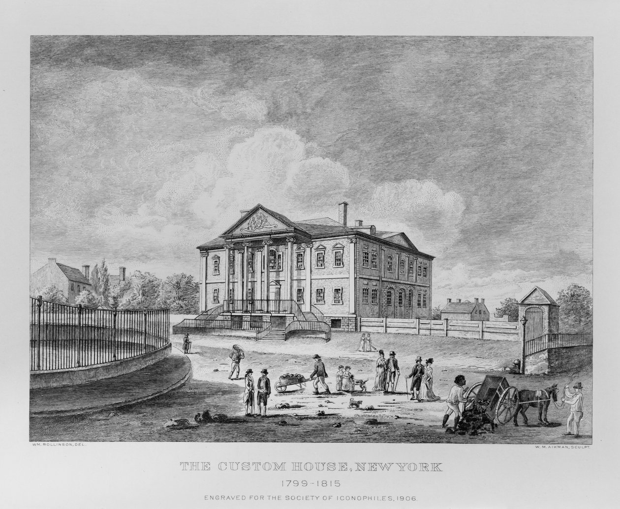 Das Zollhaus, New York von William Rollinson