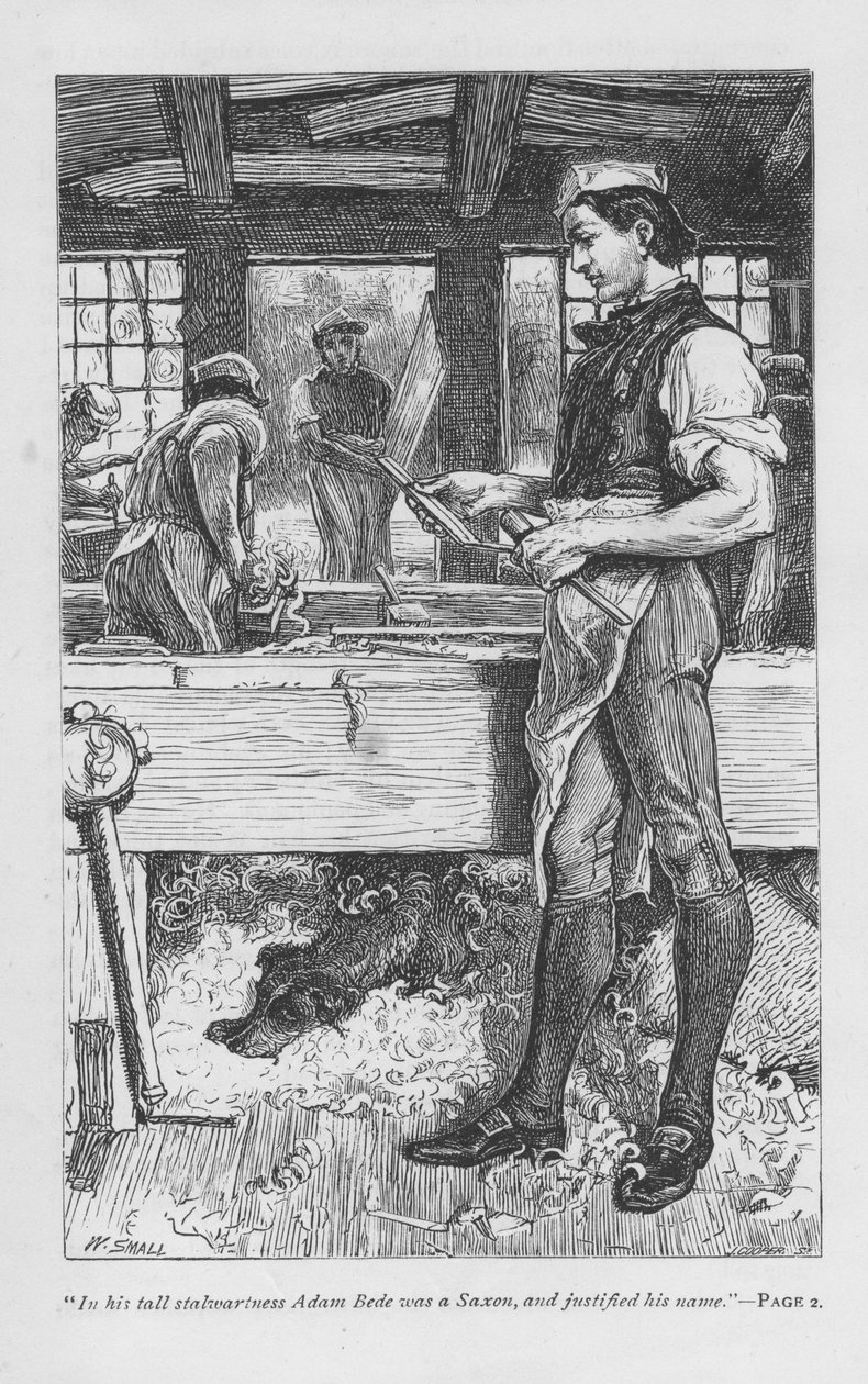 Szene aus Adam Bede von George Eliot von William Small