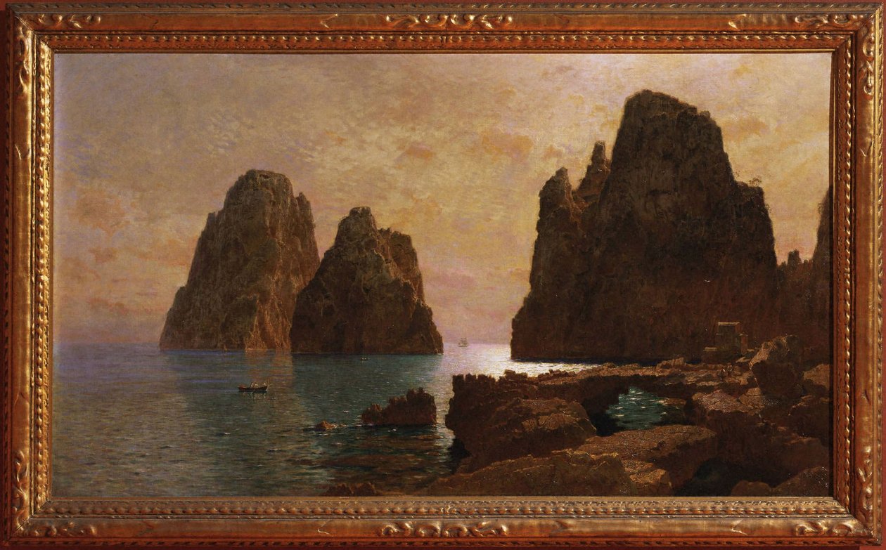 Insel Capri: Die Faraglioni von William Stanley Haseltine