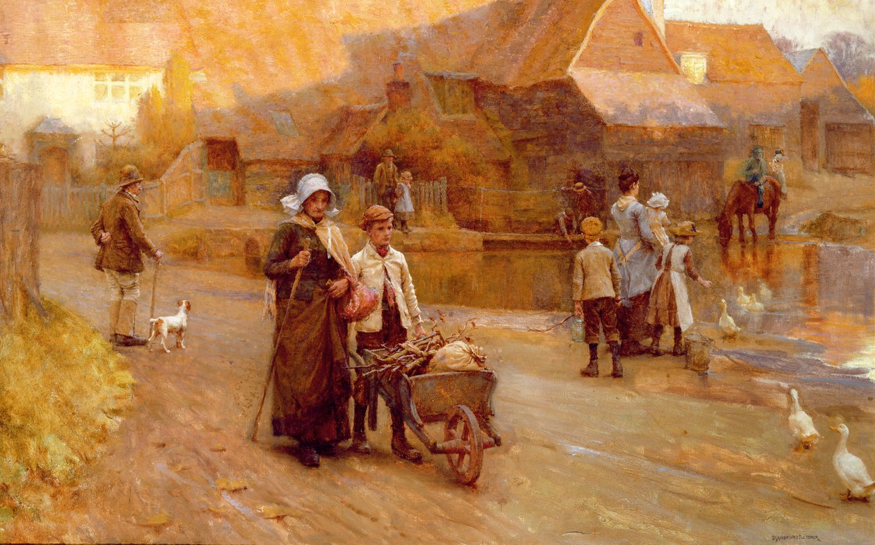 Die alte Mühle, Surrey von William Teulon Blandford Fletcher