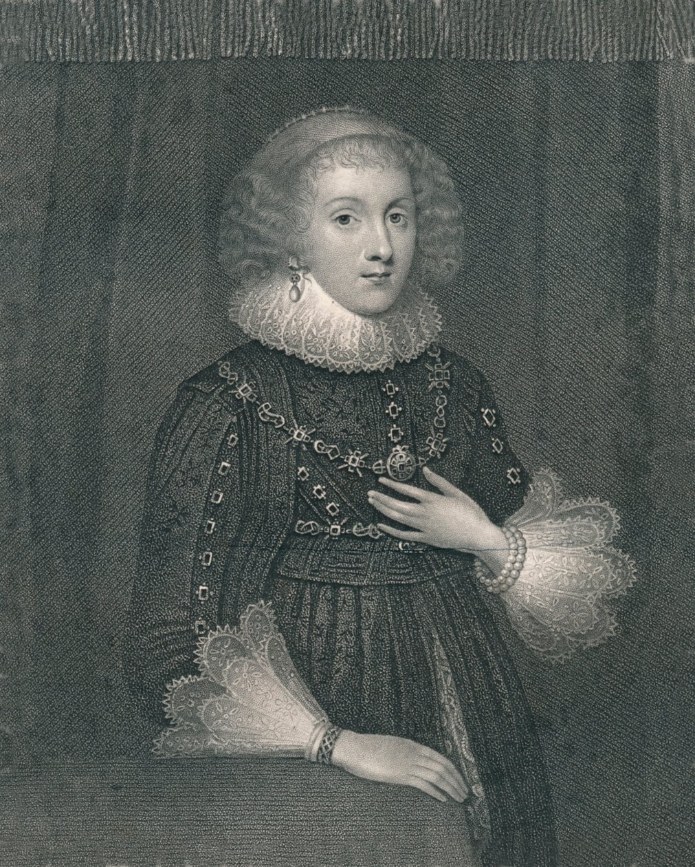 Mary Sidney, Gräfin von Pembroke, frühes 19. Jahrhundert von William Thomas Fry