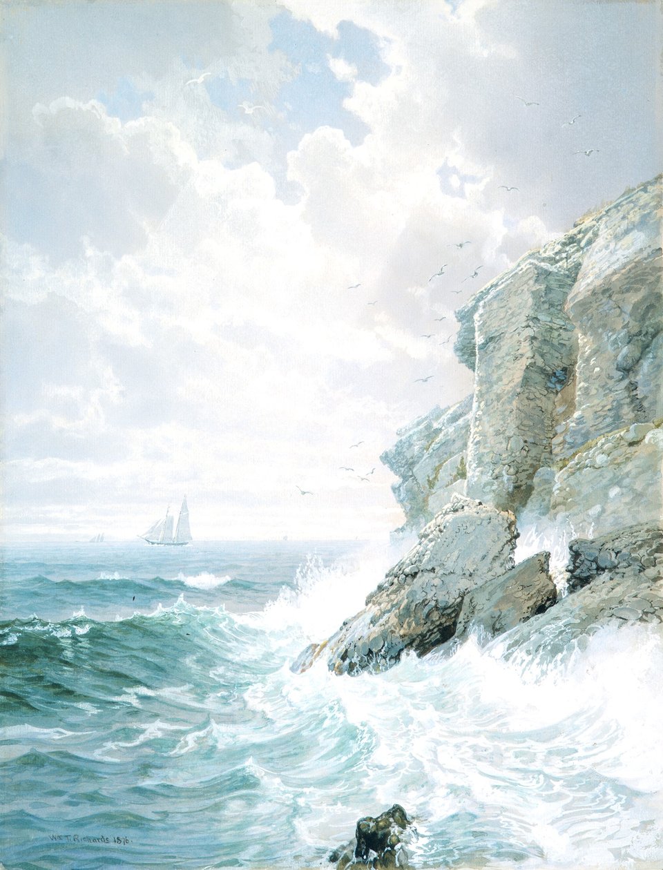 Fegefeuerklippe von William Trost Richards