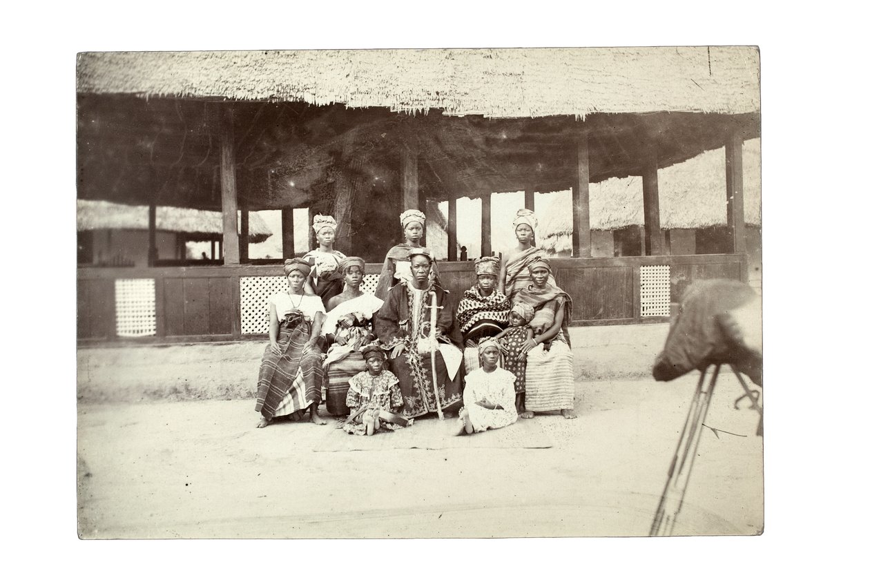 Einheimische Häuptlinge und Harem, Mendi-Land von William Turnbull Balmer