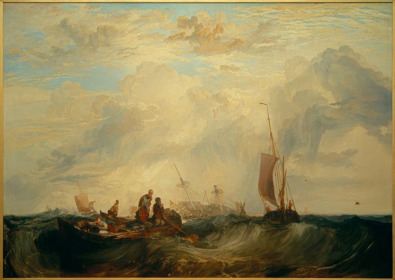 Eingang zur Maas: Orangenhändler auf der Sandbank, der zerbricht von Joseph Mallord William Turner