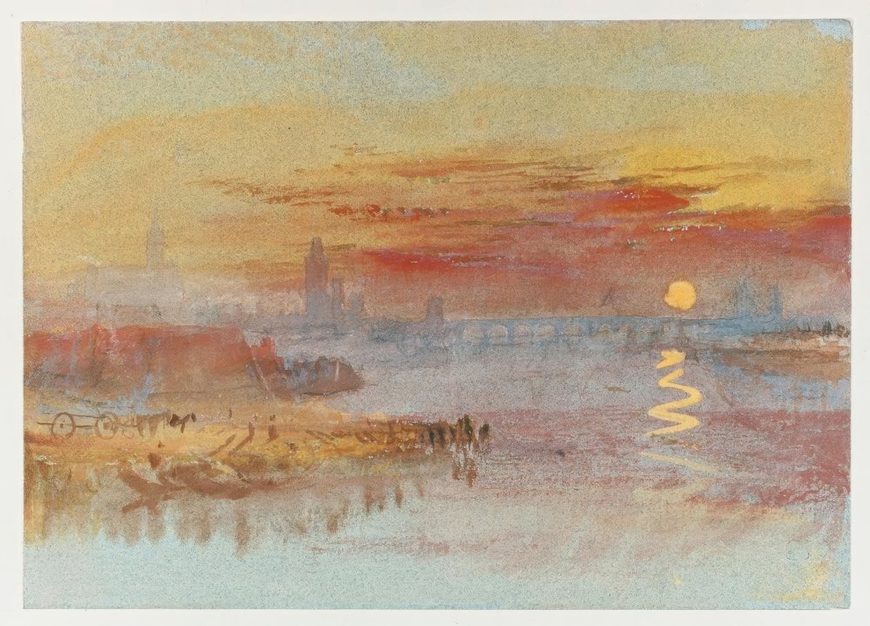 Der scharlachrote Sonnenuntergang von Joseph Mallord William Turner