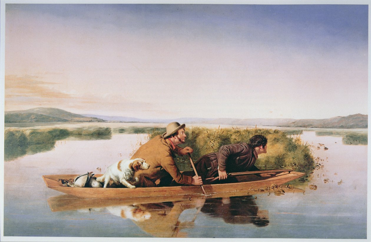 Entenjäger in den Hoboken-Sümpfen, New Jersey von William Tylee Ranney