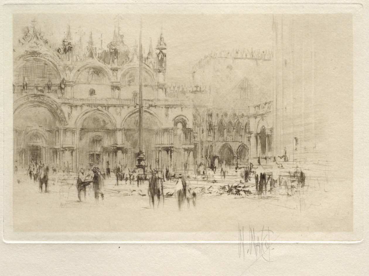 Die Piazza San Marco (Venedig Set, Nr. 2) von William Walcot