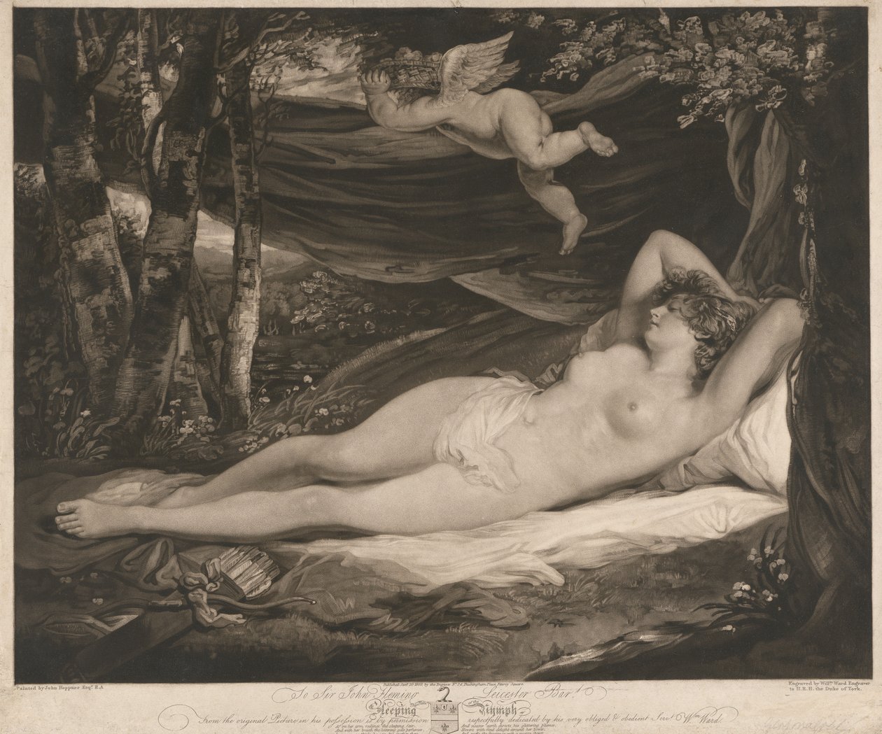 Die schlafende Nymphe von William Ward