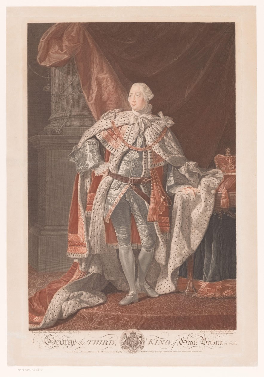 Porträt von George III. von Großbritannien von William Wynne Ryland