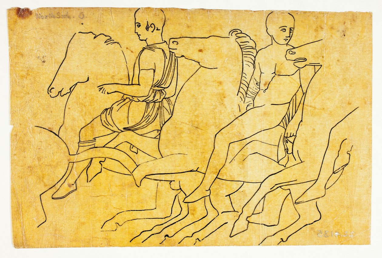 Denkmäler Griechenlands: Nach dem Parthenonfries (Nordseite) von William Young Ottley