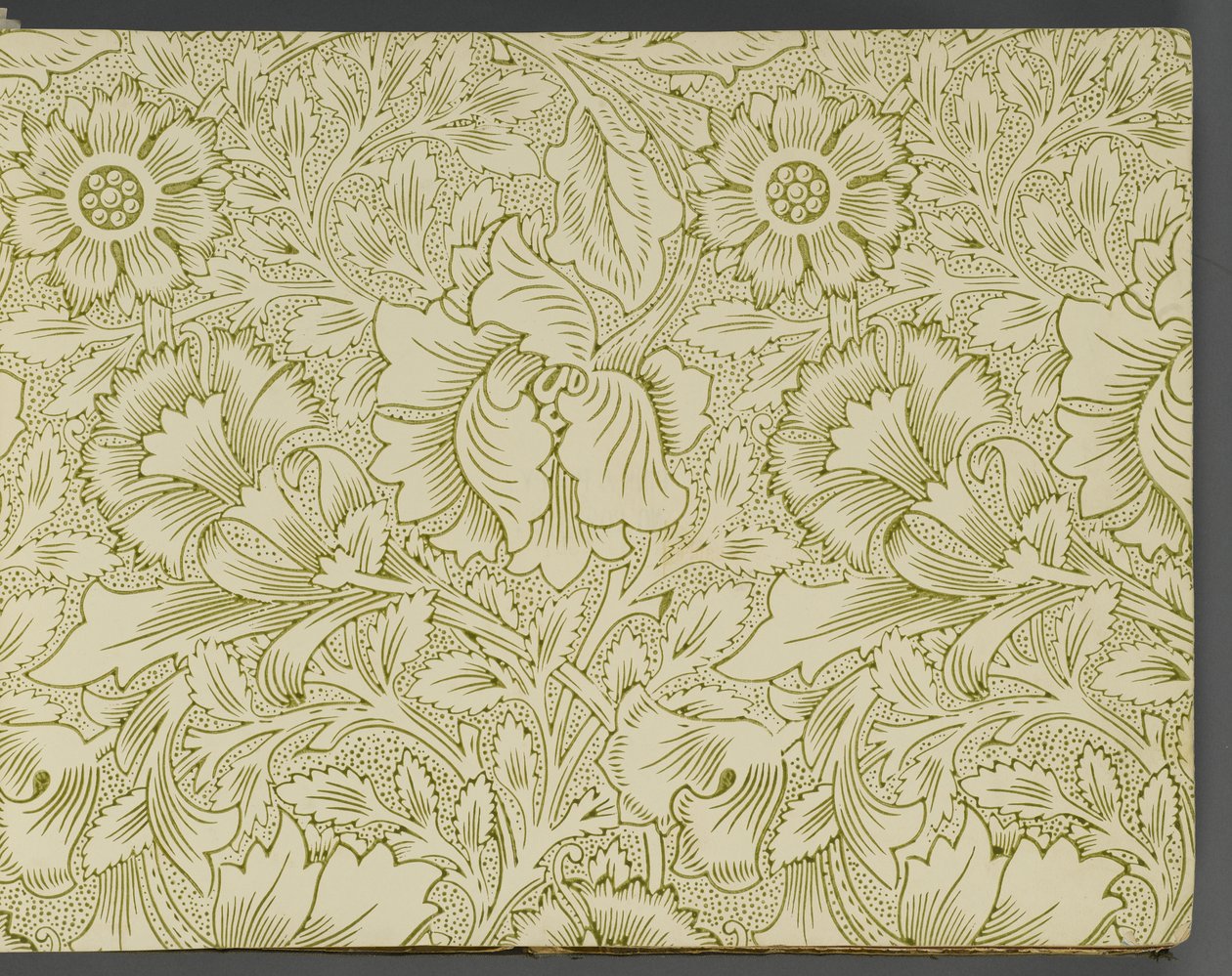 Tapetenmusterbuch, vor 1917 (Druck) von William and Company Morris
