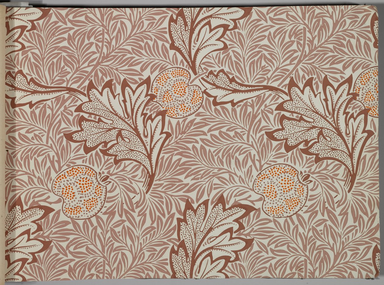 Tapetenmusterbuch, vor 1917 (Druck) von William and Company Morris
