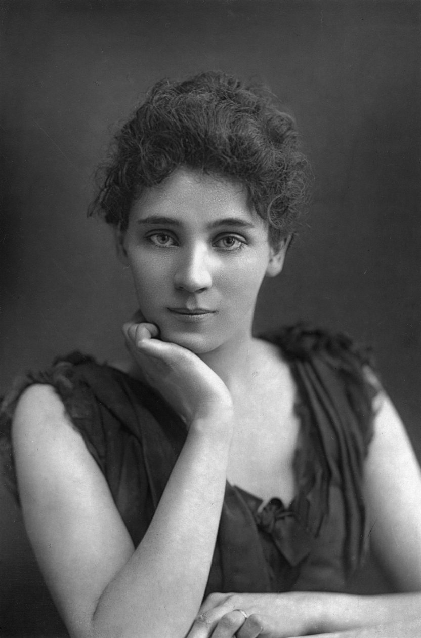 Elizabeth Robins 1862-1952, amerikanische Schauspielerin, Dramatikerin, Romanautorin und Suffragette, 1893 von William and Daniel Downey