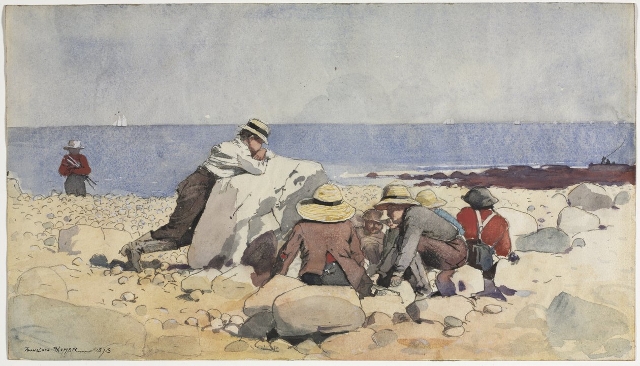 Ein Muschelessen von Winslow Homer