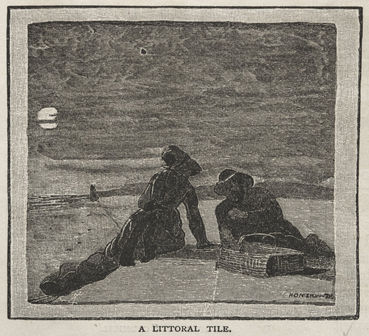 Eine Küstenfliese von Winslow Homer