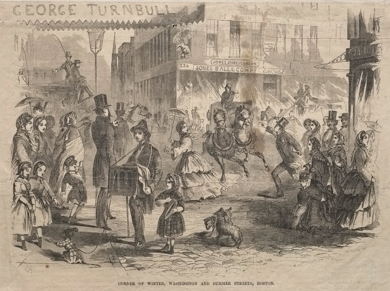 Ecke Winter, Washington und Summer Streets, Boston von Winslow Homer