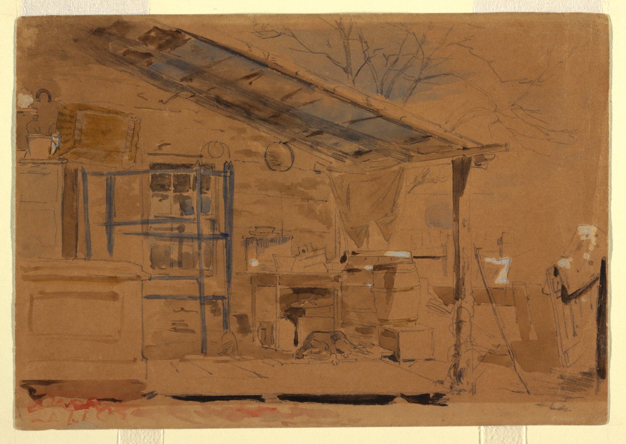 Haus mit Veranda von Winslow Homer