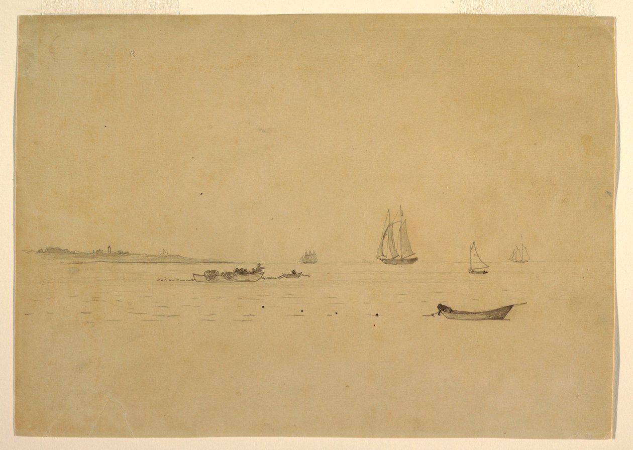 Landspitze mit Leuchtturm von Winslow Homer