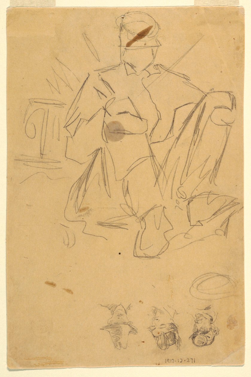 Skizzen von Armeelagern, 1862 von Winslow Homer
