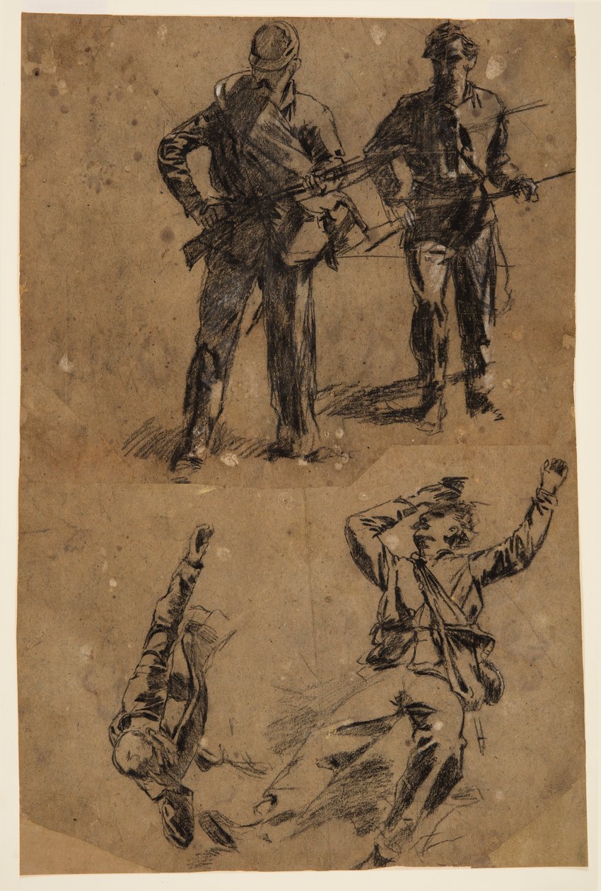 Studien von Soldaten, 1863–65 von Winslow Homer
