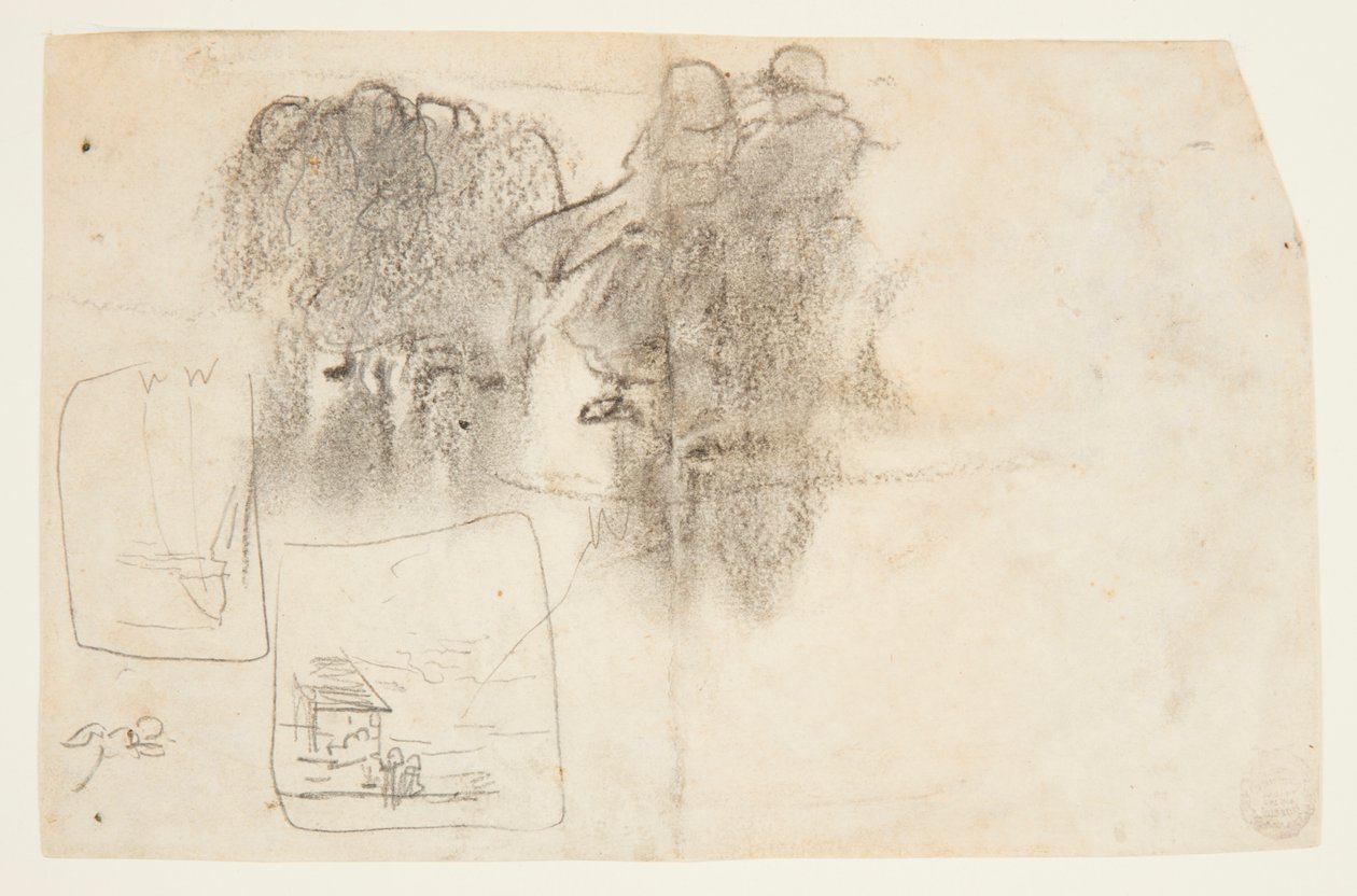 Figuren im Windschatten eines Gebäudes mit Meer im Hintergrund, Cullercoats, England von Winslow Homer