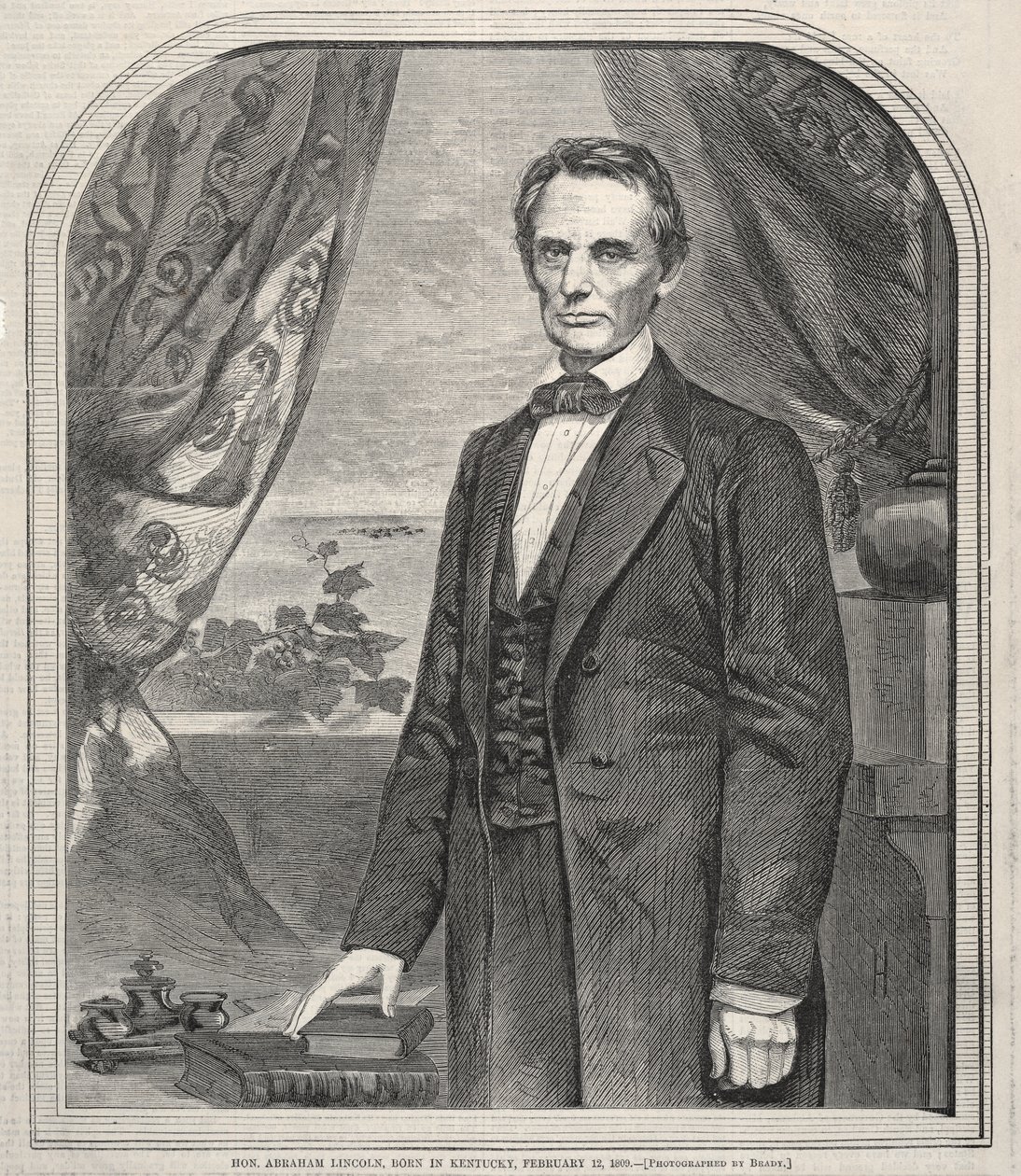 Hon. Abraham Lincoln, geboren in Kentucky, 12. Februar 1809 von Winslow Homer