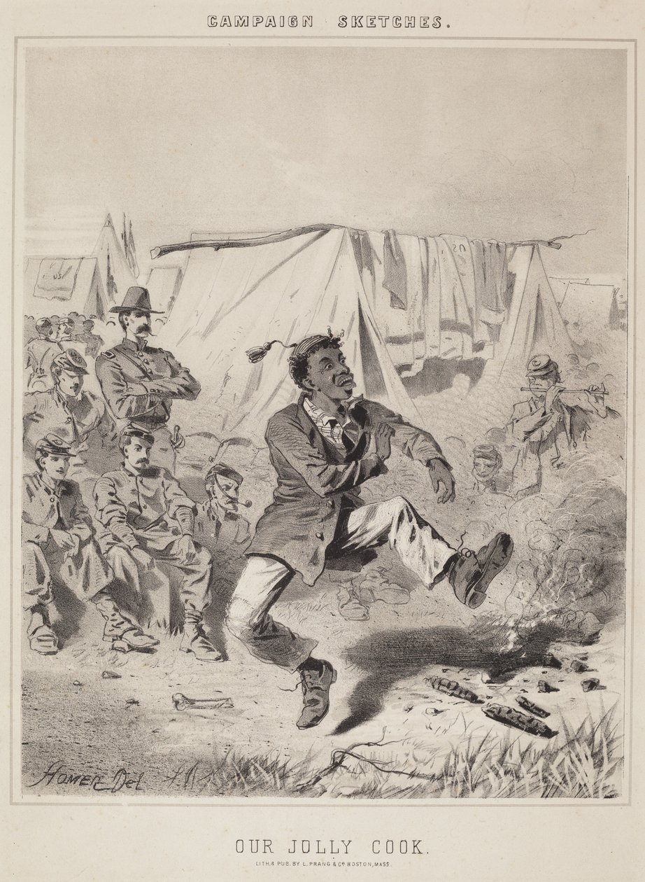 Unser fröhlicher Koch Kampagnenskizzen von Winslow Homer