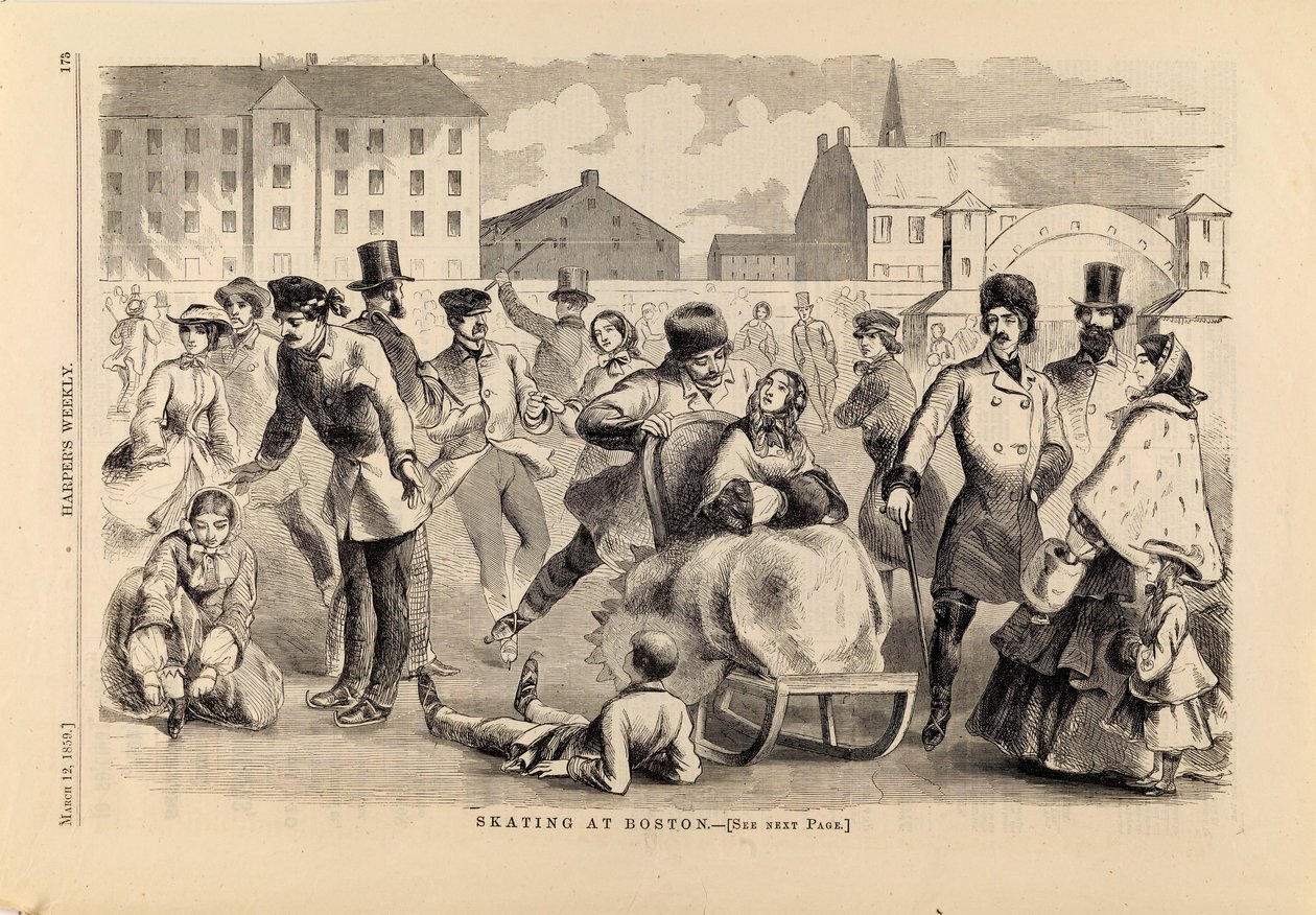 Schlittschuhlaufen in Boston, aus Harper