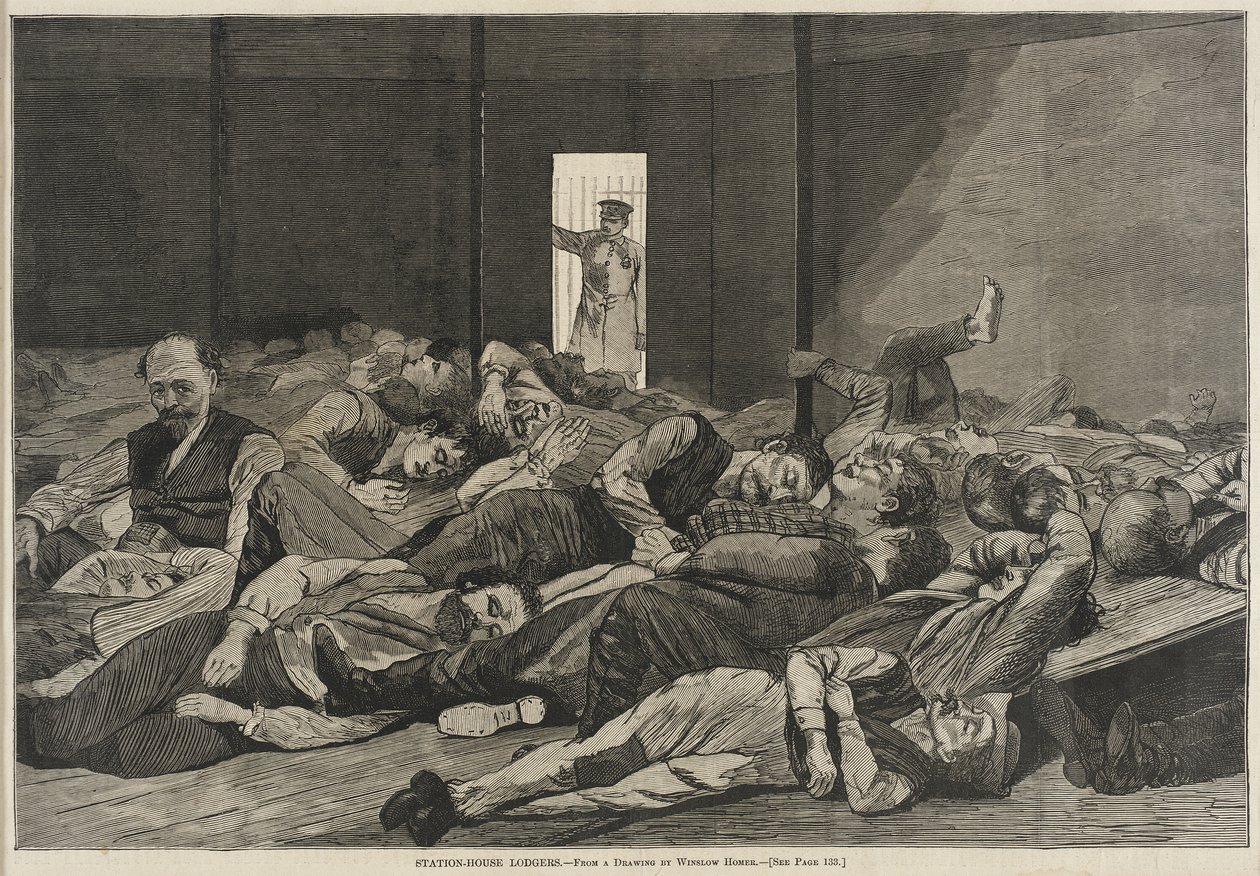 Bahnhofshausbewohner von Winslow Homer