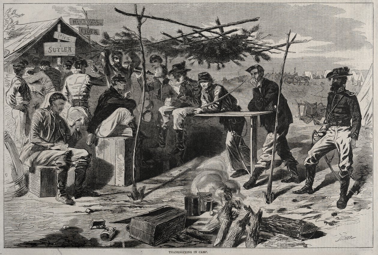 Thanksgiving im Lager von Winslow Homer